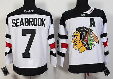 Brent Seabrook Reebok Chicago Blackhawks white Stadium Series jersey