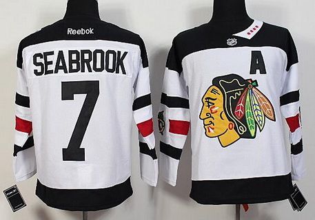 Brent Seabrook Reebok Chicago Blackhawks white Stadium Series jersey