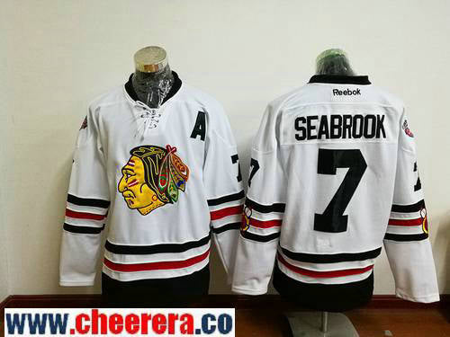 Brent Seabrook Chicago Blackhawks white Winter Classic jersey