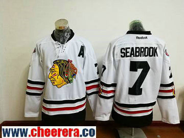 Brent Seabrook Chicago Blackhawks white Winter Classic jersey
