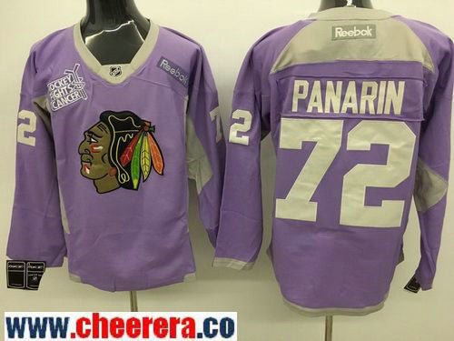 Artemi Panarin Chicago Blackhawks pink jersey