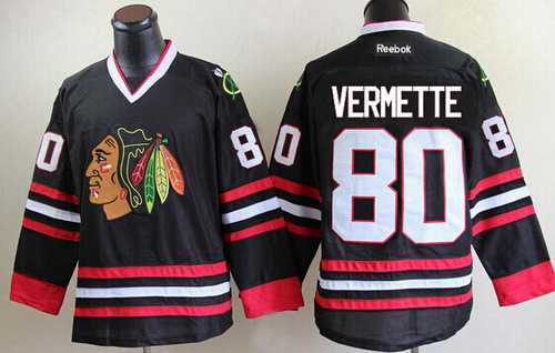 Antoine Vermette Chicago Blackhawks black jersey