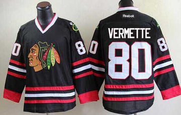 Antoine Vermette Chicago Blackhawks black jersey