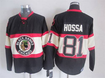Marian Hossa Chicago Blackhawks black Throwback jersey