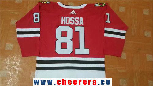 Marian Hossa Chicago Blackhawks red Home jersey