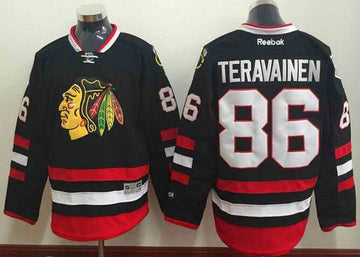 Teuvo Teravainen Chicago Blackhawks black Stadium Series jersey