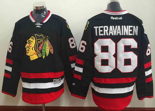 Teuvo Teravainen Chicago Blackhawks black Stadium Series jersey