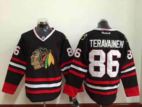 Teuvo Teravainen Chicago Blackhawks black jersey