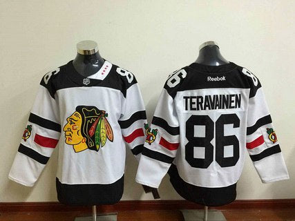 Teuvo Teravainen Reebok Chicago Blackhawks white Stadium Series jersey