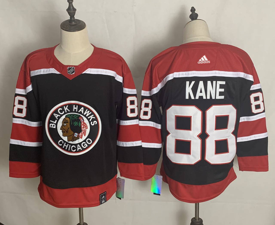 Patrick Kane Chicago Blackhawks black Retro jersey