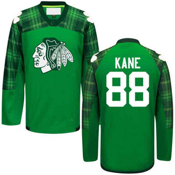 Patrick Kane Chicago Blackhawks green jersey