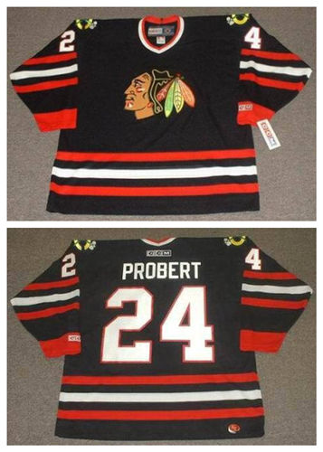 Chicago Blackhawks black Game jersey