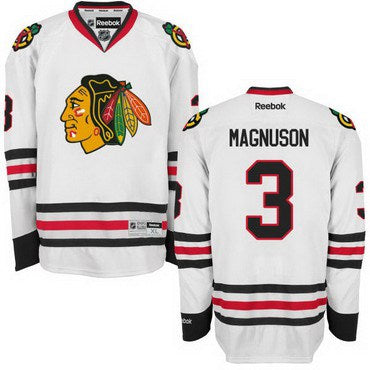 Chicago Blackhawks white Throwback jersey