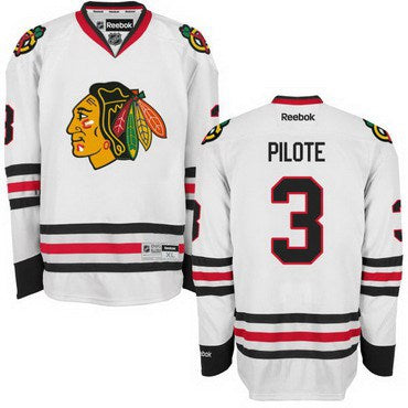 Chicago Blackhawks white Throwback jersey