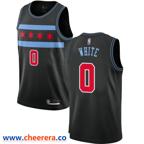 Coby White Chicago Bulls black jersey