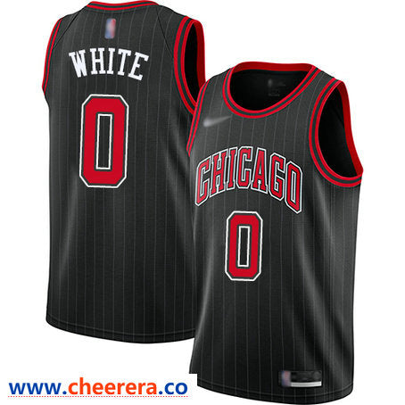 Coby White Chicago Bulls black jersey
