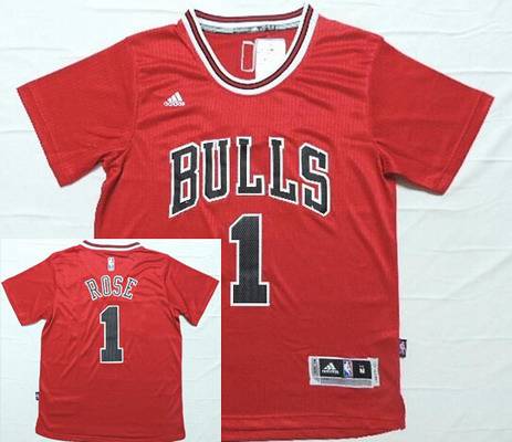 Derrick Rose Revolution Chicago Bulls red jersey