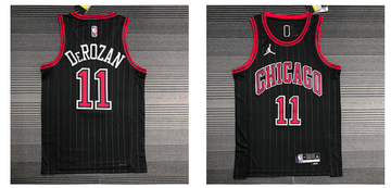 DeMar DeRozan Chicago Bulls black jersey