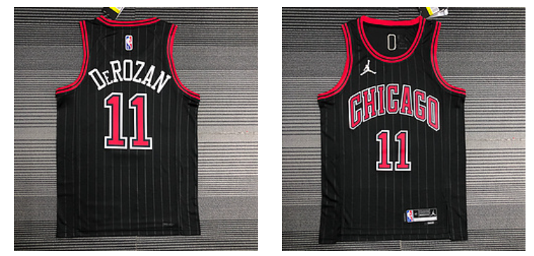 DeMar DeRozan Chicago Bulls black jersey