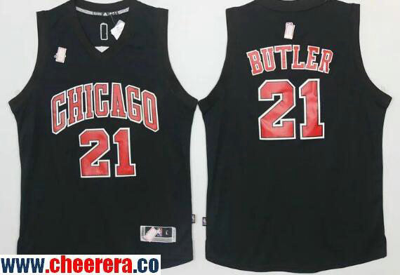 Jimmy Butler All Chicago Bulls black jersey