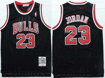 Michael Jordan Chicago Bulls black Throwback jersey