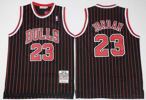 Michael Jordan Chicago Bulls black Throwback jersey