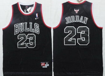 Michael Jordan All Chicago Bulls black jersey