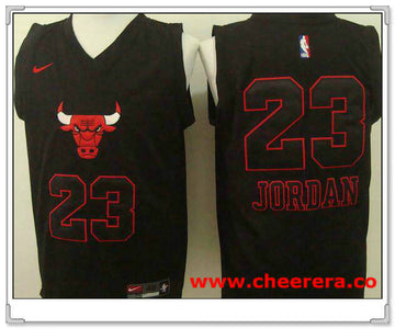 Michael Jordan Chicago Bulls black Fashion jersey