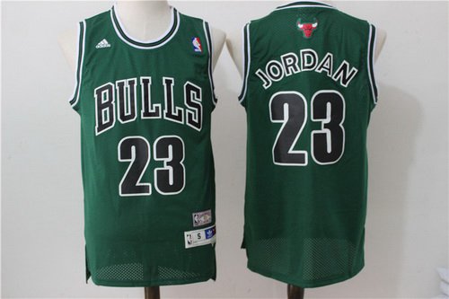 Michael Jordan Chicago Bulls green Throwback jersey