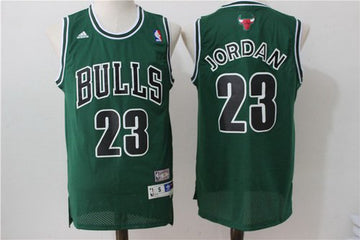 Michael Jordan Chicago Bulls green Throwback jersey