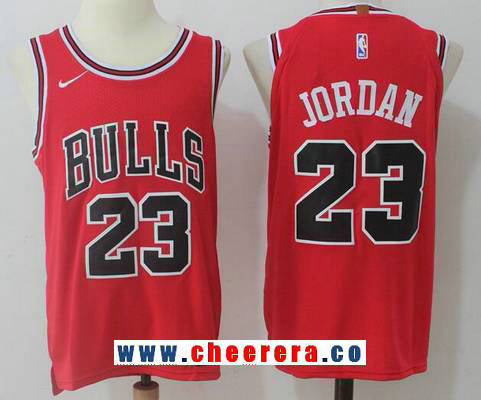 Michael Jordan Chicago Bulls red jersey