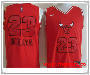 Michael Jordan Chicago Bulls red Fashion jersey