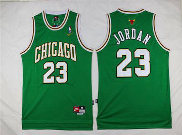 Michael Jordan Revolution Chicago Bulls green jersey
