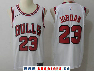 Michael Jordan Chicago Bulls white jersey
