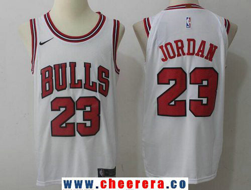 Michael Jordan Chicago Bulls white jersey