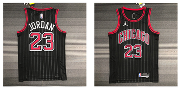 Micheal Jordan Chicago Bulls black jersey