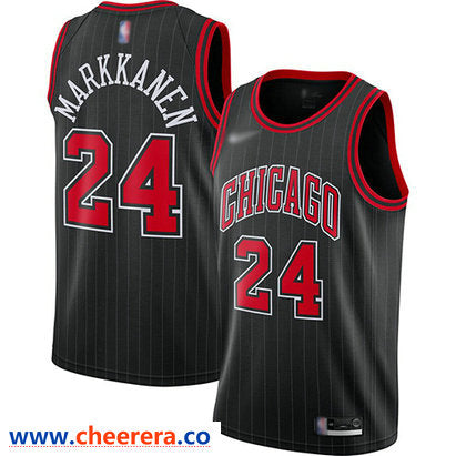 Lauri Markkanen Chicago Bulls black jersey