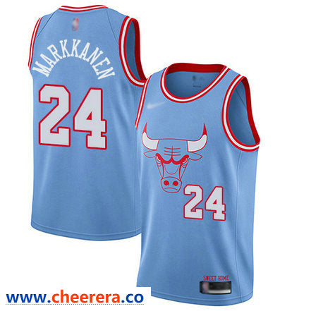 Lauri Markkanen Chicago Bulls blue jersey