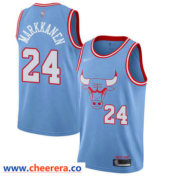 Lauri Markkanen Chicago Bulls blue jersey