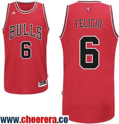 Cristiano Felicio Chicago Bulls red jersey