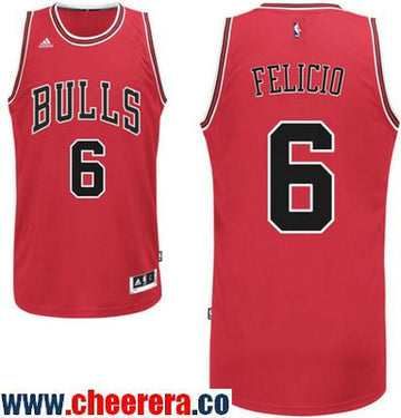 Cristiano Felicio Chicago Bulls red jersey