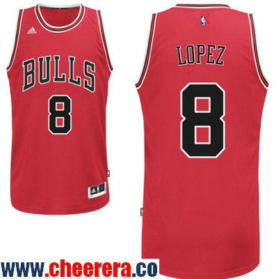 Robin Lopez Chicago Bulls red jersey