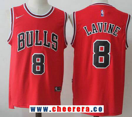 Zach LaVine Chicago Bulls red jersey