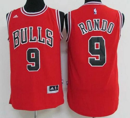 Rajon Rondo Chicago Bulls red jersey