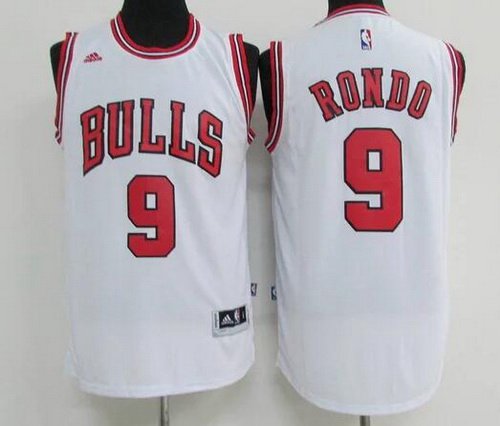 Rajon Rondo Chicago Bulls white jersey
