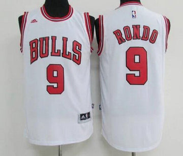 Rajon Rondo Chicago Bulls white jersey