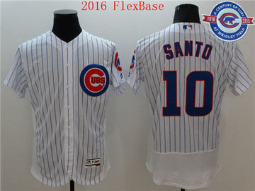 Ron Santo Chicago Cubs white jersey
