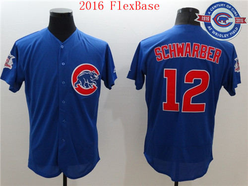Kyle Schwarber Chicago Cubs blue Alternate jersey