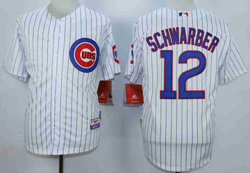 Kyle Schwarber Chicago Cubs white jersey