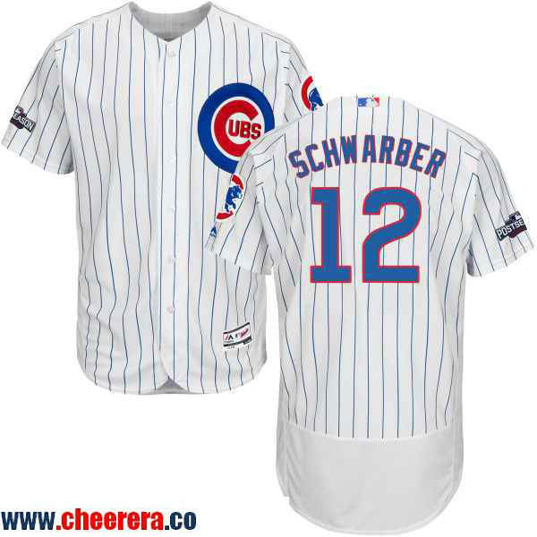 Kyle Schwarber Chicago Cubs white Home jersey
